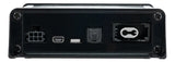 HELIX NAV-TV ZEN V, pradinio stiprintuvo interfeisas - jungčių panelė su USB ir optiniu prievadu