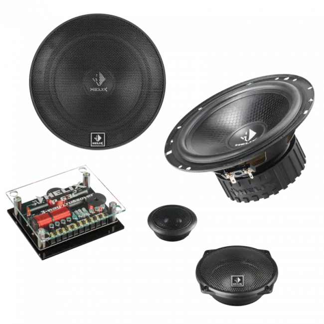 HELIX P 63C, 3-jų juostų komponentiniai garsiakalbiai