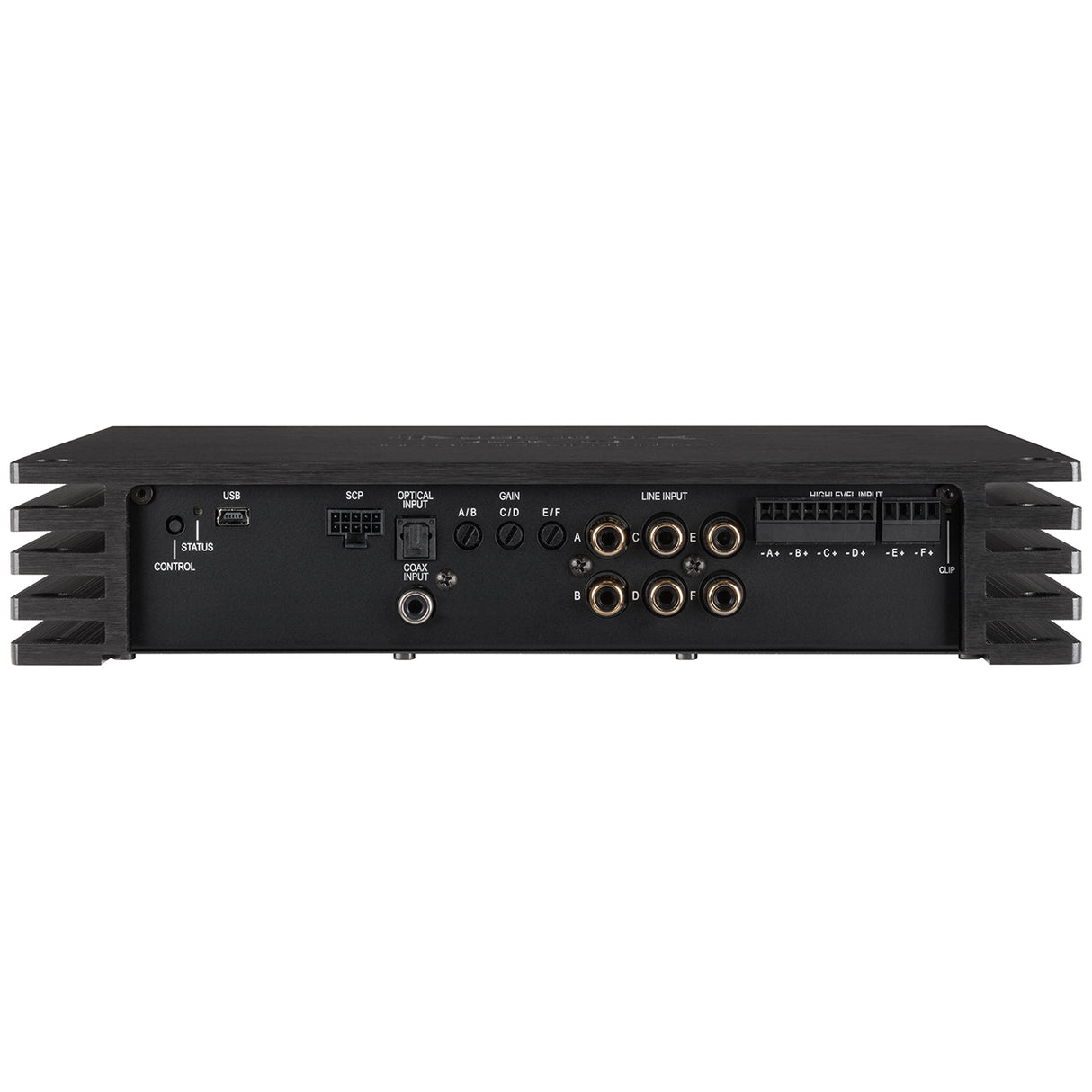 HELIX P SIX DSP ULTIMATE - Galinė panelė su daugybe jungčių ir valdymo elementų