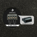 HELIX IK EB6.1, kompaktiška žemų dažnių kolonėlė automobiliui, 150W