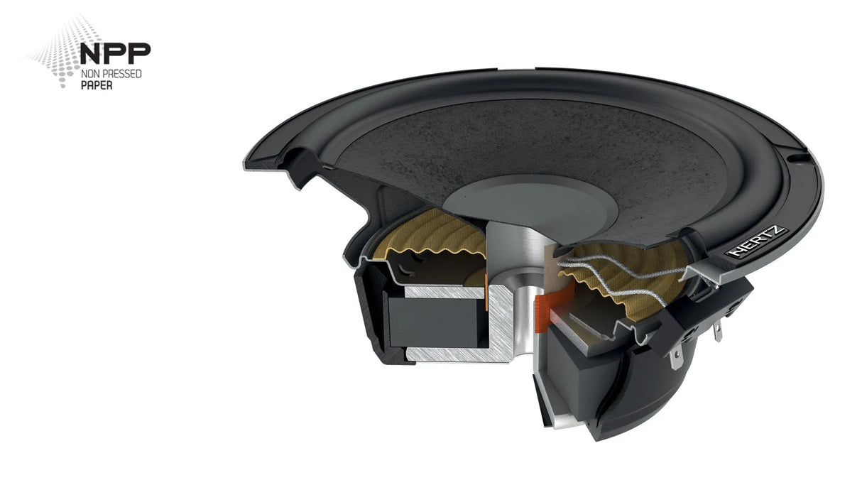 HERTZ C165L, automobilinis žemų dažnių garsiakalbis