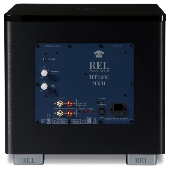 REL HT/1205MKII, žemų dažnių garso kolonėlė- galas