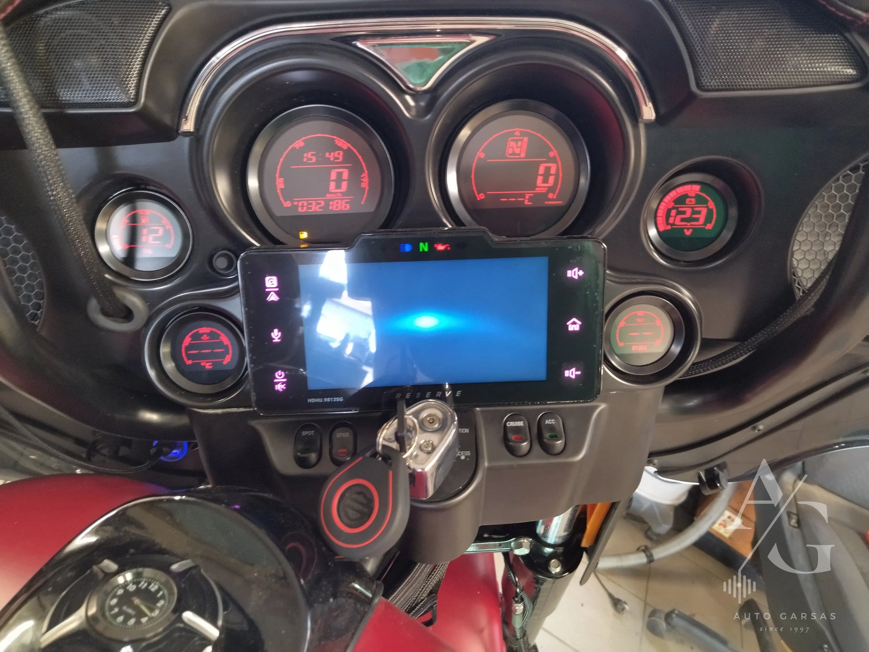 Harley Davidson Street Glide, garso aparatūra