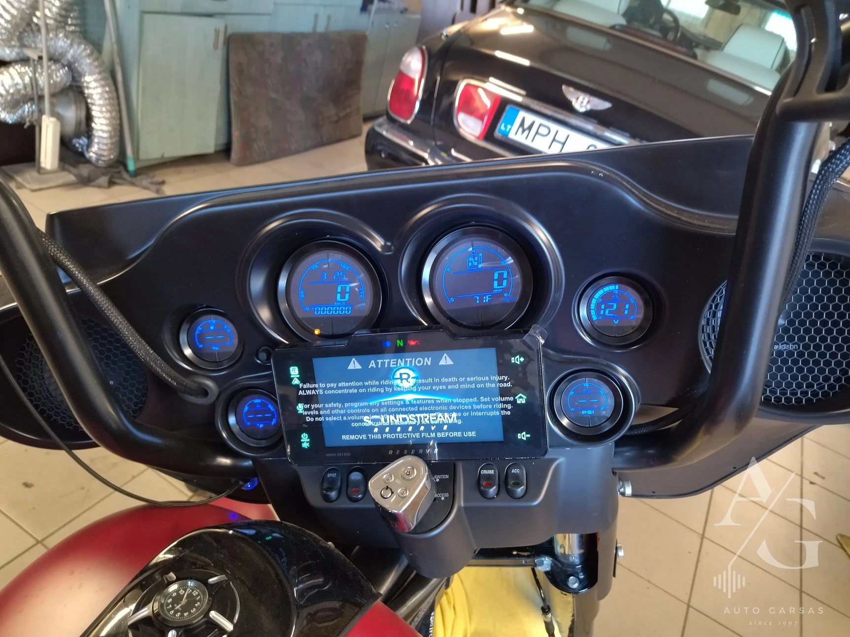 Harley Davidson Street Glide, garso aparatūra