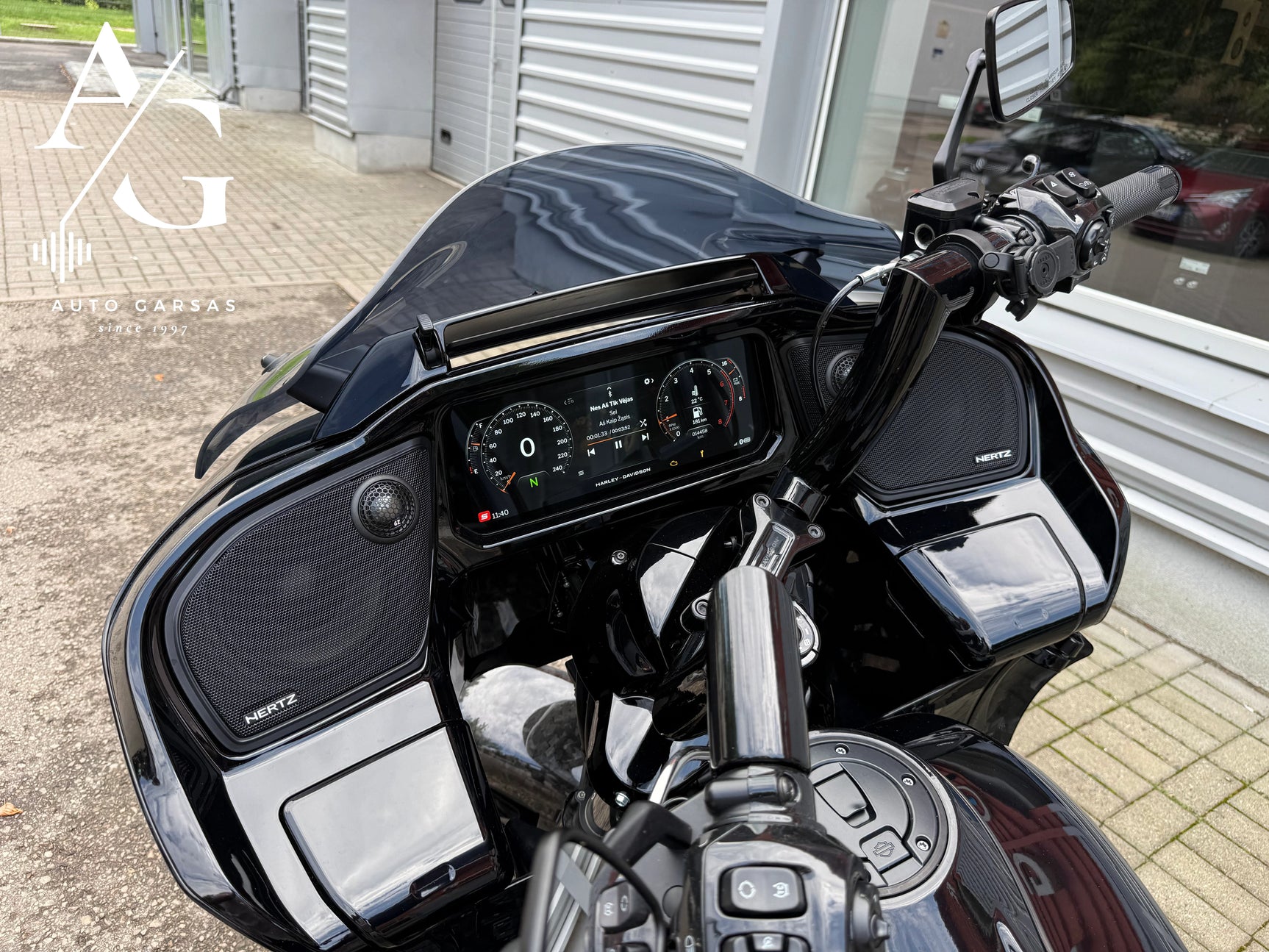 Harley Davidson 2024 metų garso aparatūra