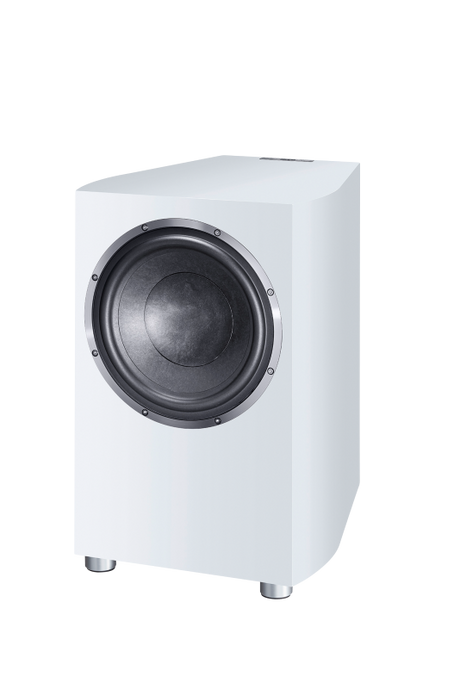 Heco Celan Revolution 32A, žemų dažnių garso kolonėlė- balta