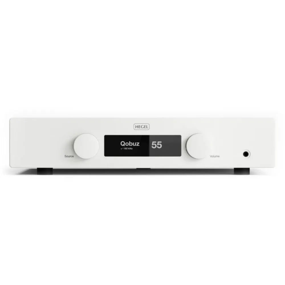Hegel H150, tinklo grotuvas su integruotu stereo stiprintuvu, DAC ir Phono - Priekinė panelė su ekranu ir valdikliais