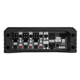 Helix AMPLIFY 206 DSP, 6-ių kanalų automobilinis stiprintuvas su 8-ių kanalų DSP - galinė panelė su jungtimis ir valdikliais