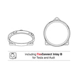 Helix CFMK100 TES.1 ( TESLA ) - Du adapteriai ir jungties schema