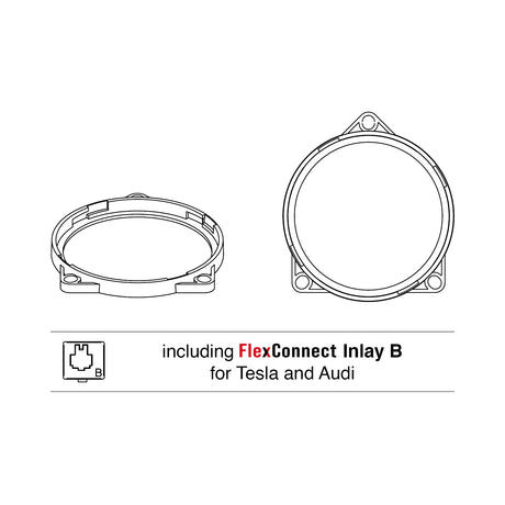 Helix CFMK100 TES.1 ( TESLA ) - Du adapteriai ir jungties schema
