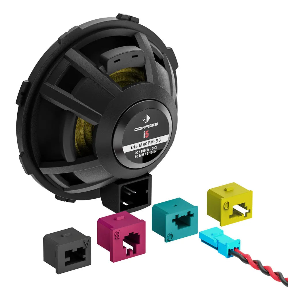 Helix Ci5 M80FM-S3, 8 cm automobilinis vidutinių dažnių garsiakalbis