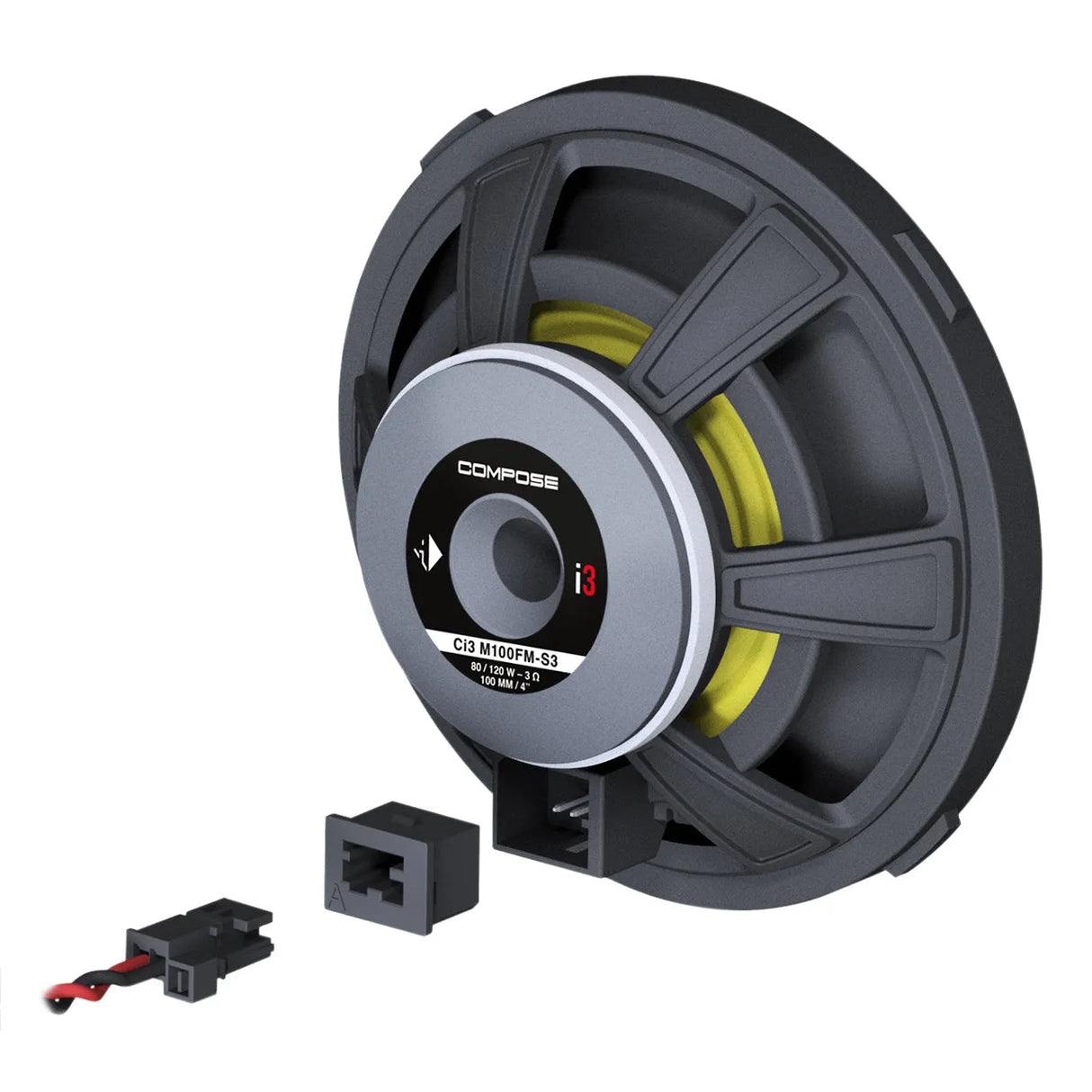 Helix Compose Ci3 M100FM-S3, 120W, 10cm priešbosiniai garsiakalbiai