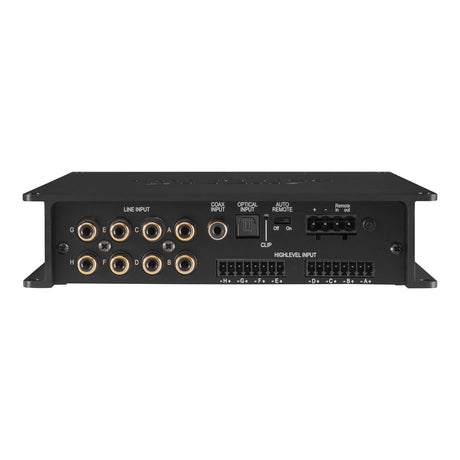 Helix DSP ULTRA S - galinė panelė su jungtimis ir jungikliais