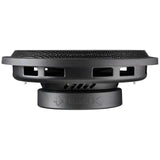 Helix IK S12-DVC2 ( 2x2Ohm ) - Šoninis vaizdas su logotipu ir ventiliacijos angomis