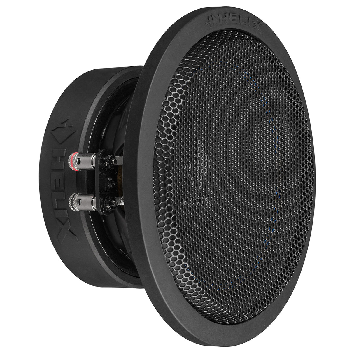 Helix K 8W-DVC2 - Garsiakalbio jungtys ir logotipas iš šono