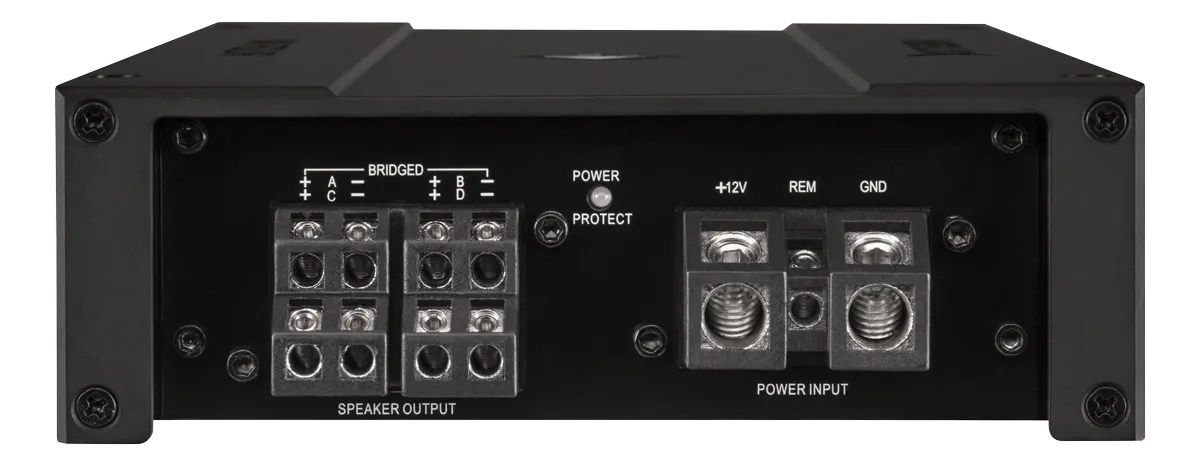 Helix M FOUR garso stiprintuvas, 4x100W D-klasė High input