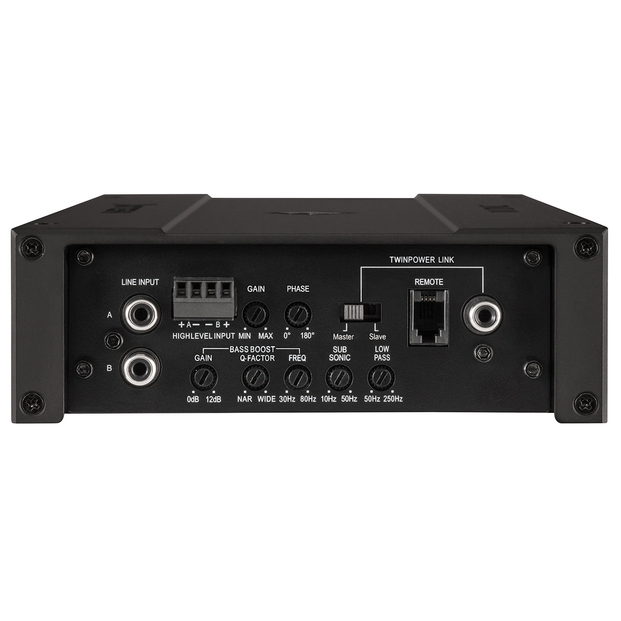 Helix M ONE X 24V - galinė panelė su jungtimis ir valdymo elementais