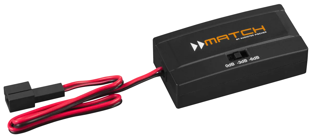Helix Match UP C42MB-FRT, 120W komponentiniai garsiakalbiai - Jungiklis su decibelų pasirinkimu