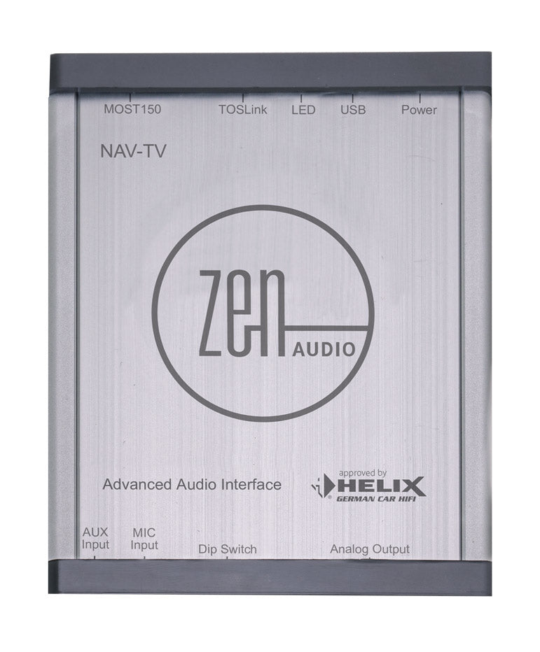 Helix NAV-TV ZEN-V - Priekinė panelė su jungtimis ir logotipais