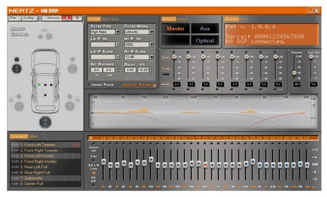 Hertz H8 DSP, skaitmeninis garso procesorius