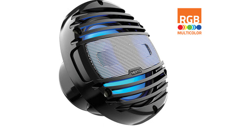 Hertz HMX 6.5 LD / C, 6.5" Marine Hi-End koaksialiniai garsiakalbiai 150W, su RGB LED apšvietimu