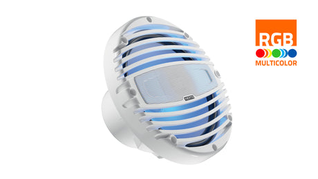 Hertz HMX 8 LD-TW / TC, 8.8" Marine Hi-End koaksialiniai garsiakalbiai 200W, su RGB LED apšvietimu
