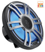 Hertz HMX 8 S-LD-G, 8.8" Marine Hi-End koaksialiniai garsiakalbiai 200W, su RGB LED apšvietimu