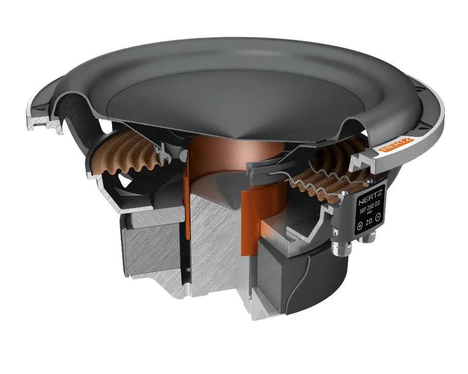 Hertz MP 250 D2.3 PRO automobilinis žemų dažnių garsiakalbis