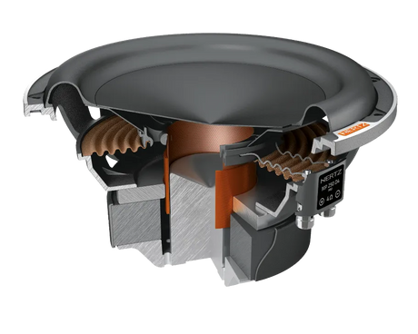 Hertz MP 250 D4.3 PRO automobilinis žemų dažnių garsiakalbis