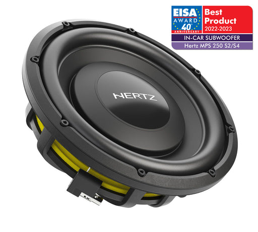 Hertz MPS 250 S4, automobilinis žemų dažnių garsiakalbis- EISA