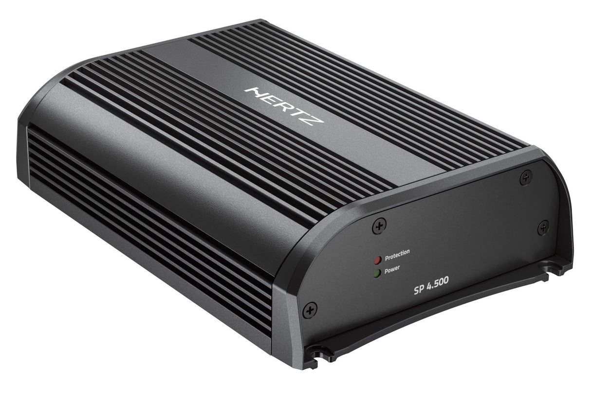 Hertz SP 4.500, 4-rių kanalų automobilinis garso stiprintuvas 600W