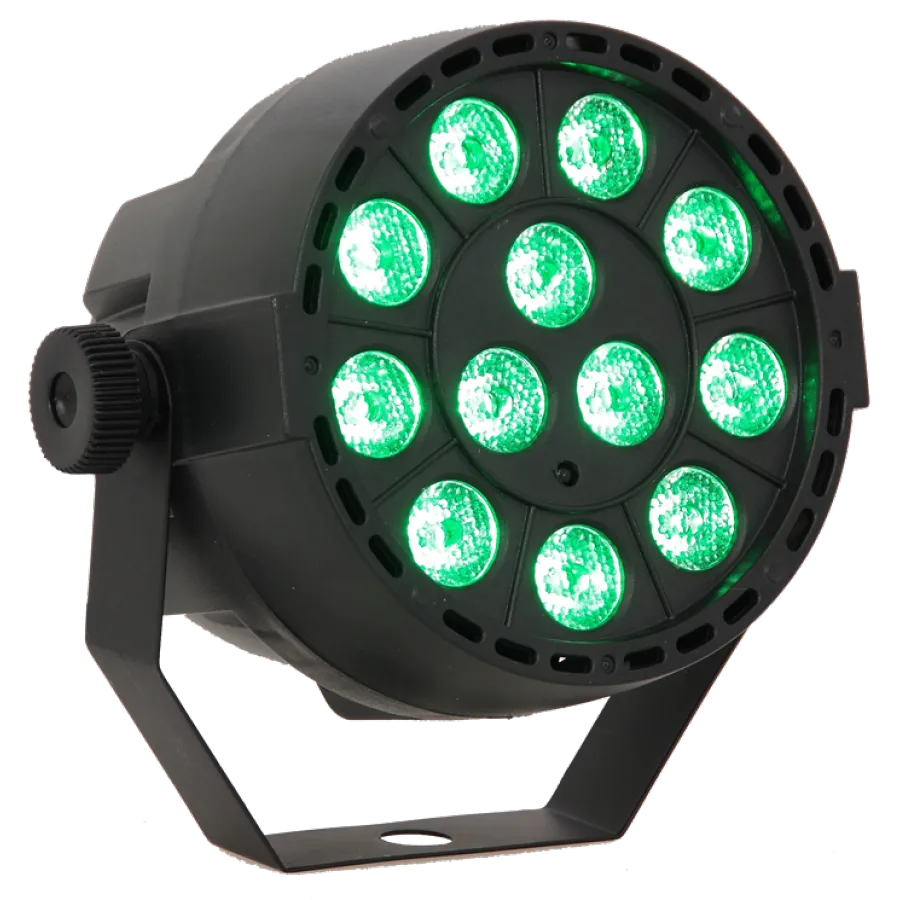 IBIZA Light PAR-MINI-RGB3, Šviesos efektas 12x3W RGB LED