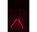 IBIZA Light & Sound SS03-LED, stovas garso kolonėlei su LED pašvietimu - stovo kojos su raudonu LED apšvietimu
