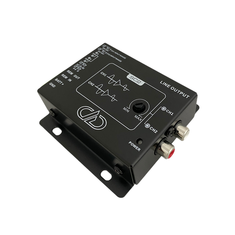 DD Audio SC-2 - Galinė panelė su jungtimis ir valdymo elementais