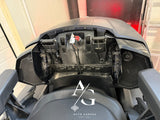 CANAM SPYDER (2020m), garso aparatūros projektas motociklui - Garsiakalbių grotelės ir laidų sistema