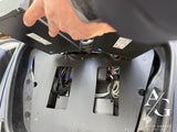 CANAM SPYDER (2020m), garso aparatūros projektas motociklui - stiprintuvai su laidais ir jungtimis