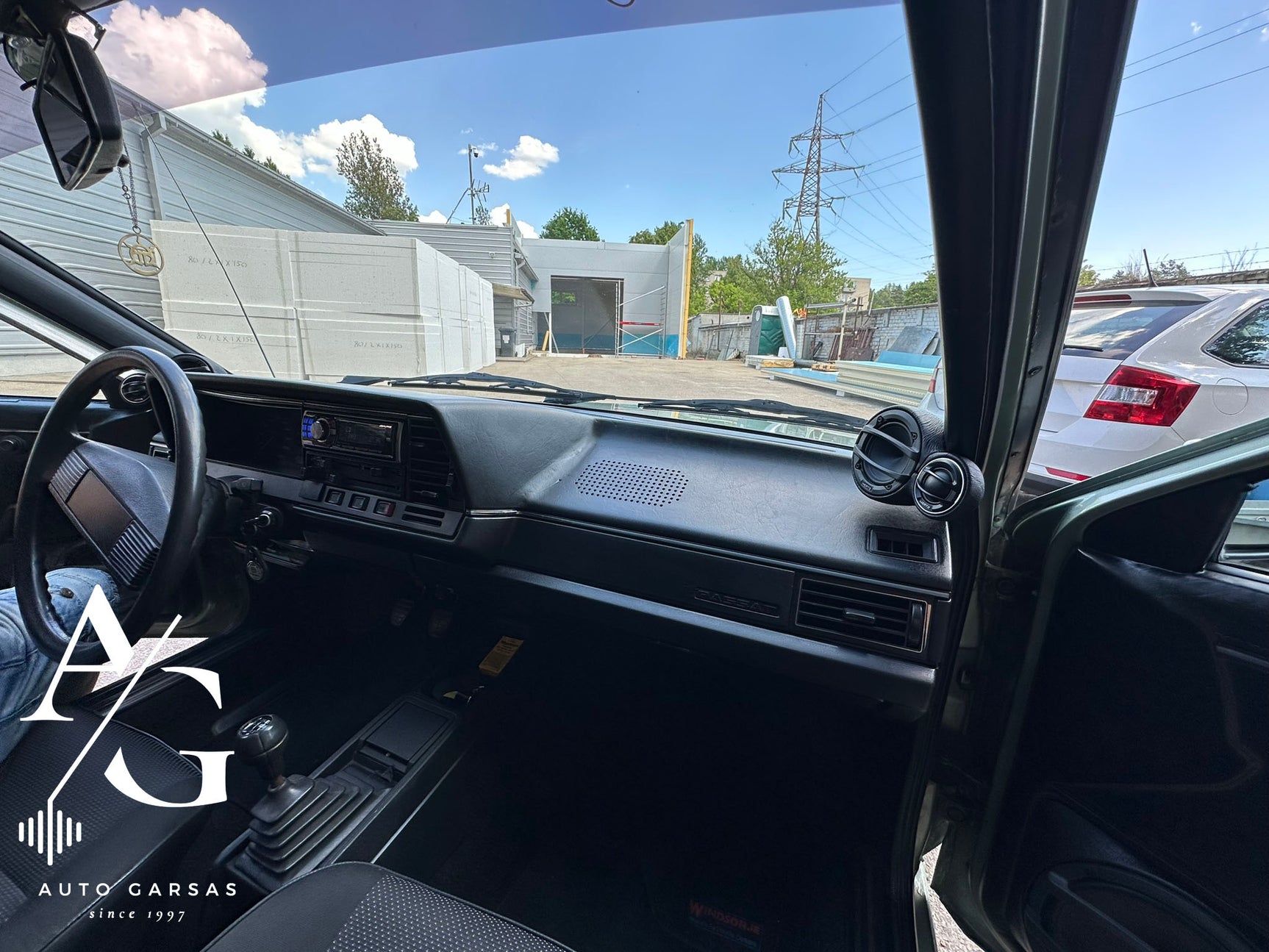 VW Passat 1983m, garso aparatūra