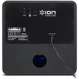 ION FLASH CUBE, belaidė Bluetooth kolonėlė - galinė panelė su jungtimis ir laidu