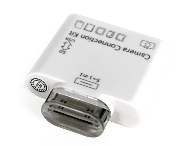 IPOD-5-1 iPad pajungimo adapteris - jungtys su skirtingomis piktogramomis ir užrašais