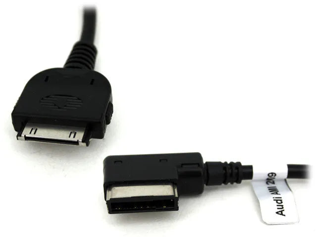 IPOD-Audi-OLD iPod AMI įėjimo adapteris magnetolai Audi iki 2009 - Du adapteriai su skirtingais jungčių kampais