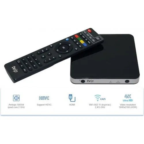 IPTV TVIP S-Box v.605 4K