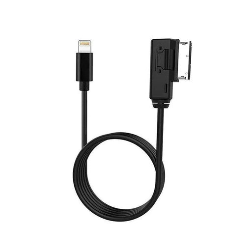 IPhone6-Audi MMI įėjimo adapteris magnetolai Audi nuo 2011 - Adapteris su dviem skirtingais jungčių galais