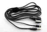 IPhone6-MB 3,5 MMI įėjimo adapteris magnetolai MB 2m - Adapterio jungtys su 3,5 mm ausinių kištuku