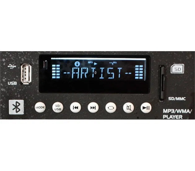 Ibiza-Sound PORT15UHF-BT, garso sistema su akumuliatoriumi 400WRMS, FM,USB,SD,BT