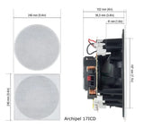 Įmontuojamos garso kolonėlės Cabasse Archipel 17ICD, 2-jų juostų