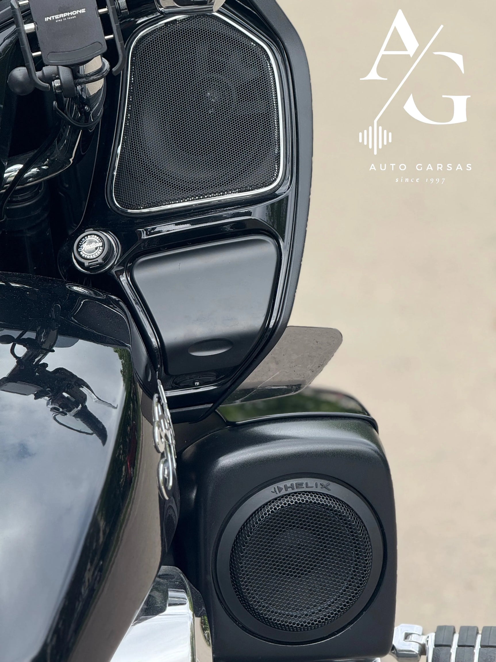 Indian motociklas, garso aparatūra 2025m