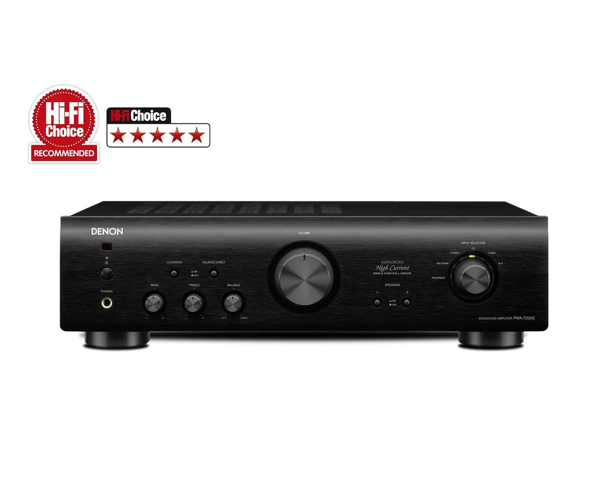 Integruotas stereo resyveris DENON PMA-720AE, 2x85W