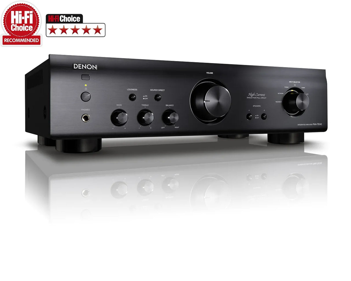 Integruotas stereo resyveris DENON PMA-720AE, 2x85W