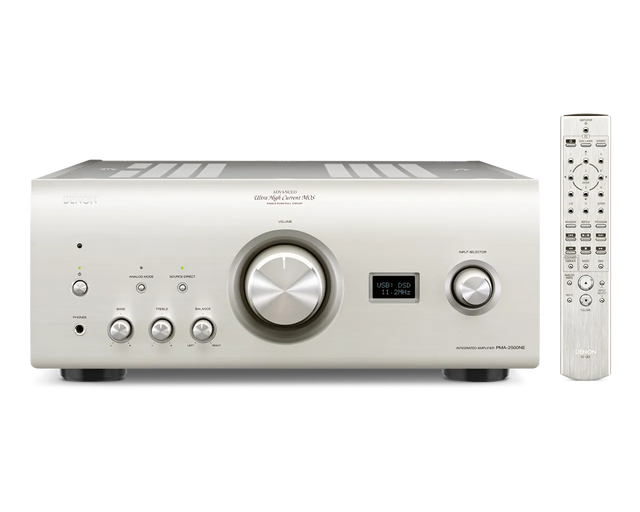 Integruotas stereo stiprintuvas Denon PMA-2500NE, 2x160W, USB-DAC