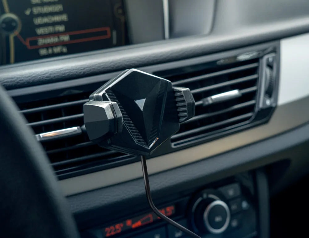 Išmaniojo telefono laikiklis su belaidžio įkrovimo funkcija Neoline Fixit QI C4